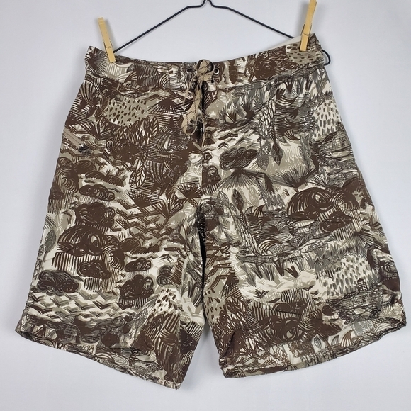 Patagonia Other - Patagonia Nylon Drawstring Swimming Trunks Swimsuit Mens Sz 33 No Liner